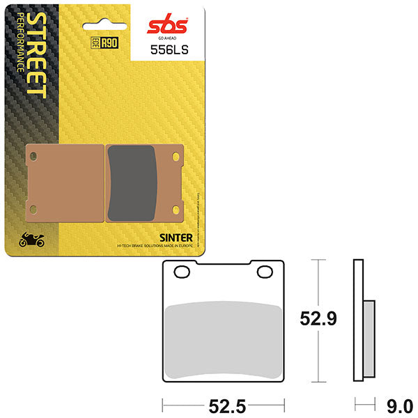 SBS PERFORMANCE LS SINTER BRAKE PAD  6260556100