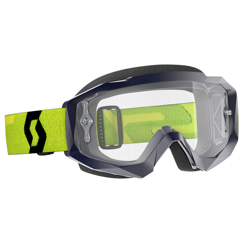 SCOTT SCO GOGGLE HUSTLE X MX YELLOW/BLUE CLEAR WORKS 268183-1300113