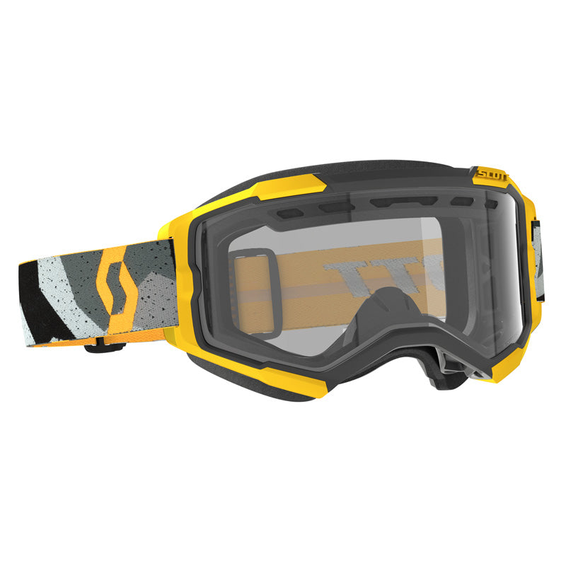 SCOTT XGOGGLE FURY ENDURO CAMO GREY/YELLOW CLEAR 403265-7429043