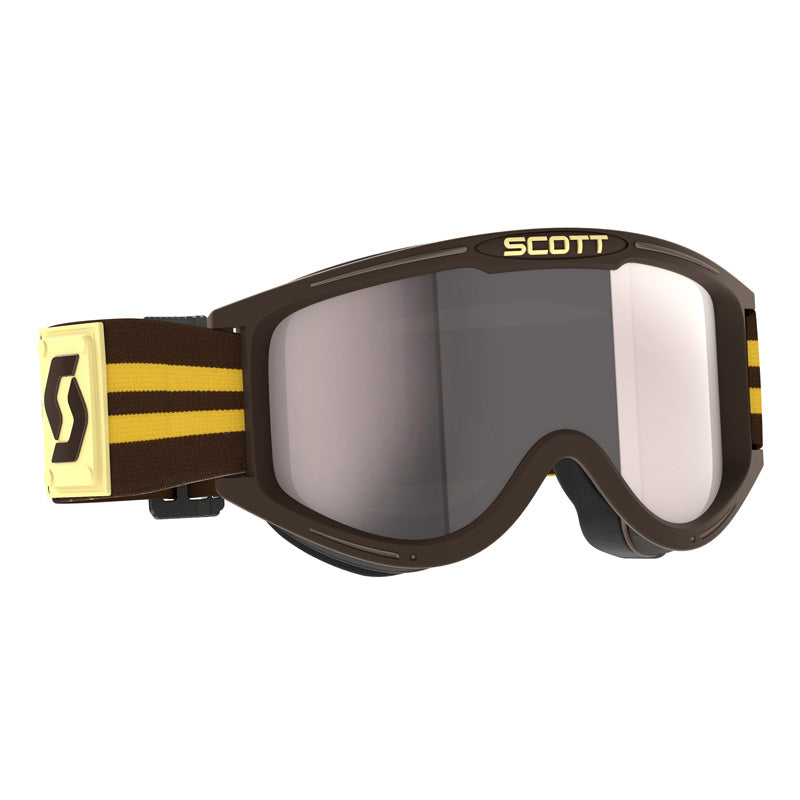 SCOTT XGOGGLE 89X ERA BROWN SILVER CHROME 411703-0008015