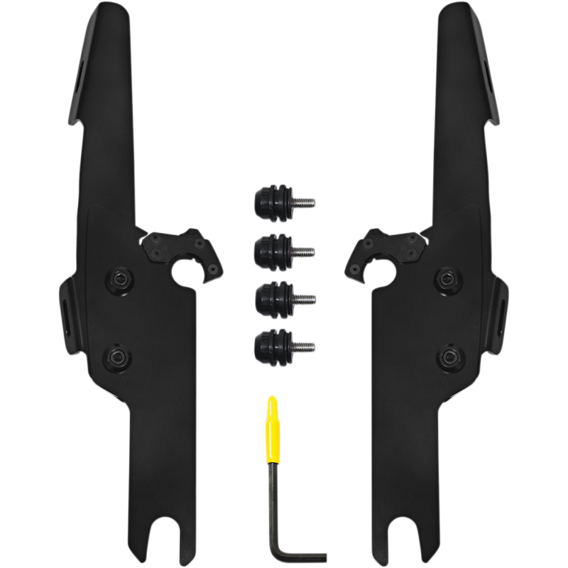 MEMPHIS SHADES HD MOUNT KIT F/S/BW FLHRS/XS BK MEB2041