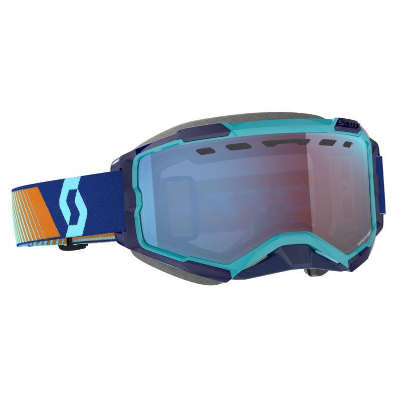 SCOTT GOGGL FURY SNOW ROYAL BLUE/ORANGE ENHAN BLUE CHRO 278605-7436347