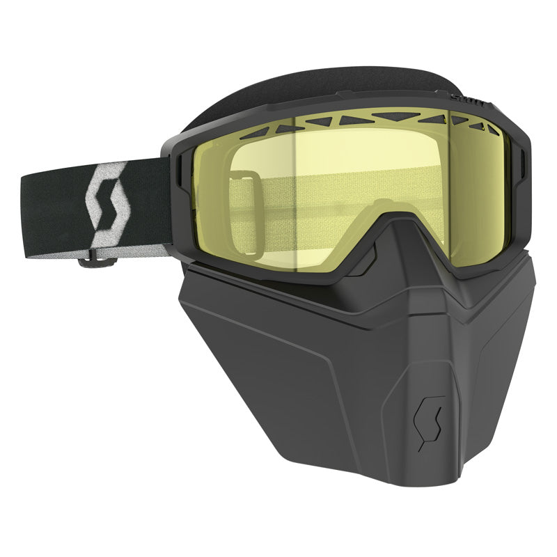 SCOTT XGOGGLE PRIMAL SAFARI SNOW BLACK/WHITE - YELLOW 278608-1007029