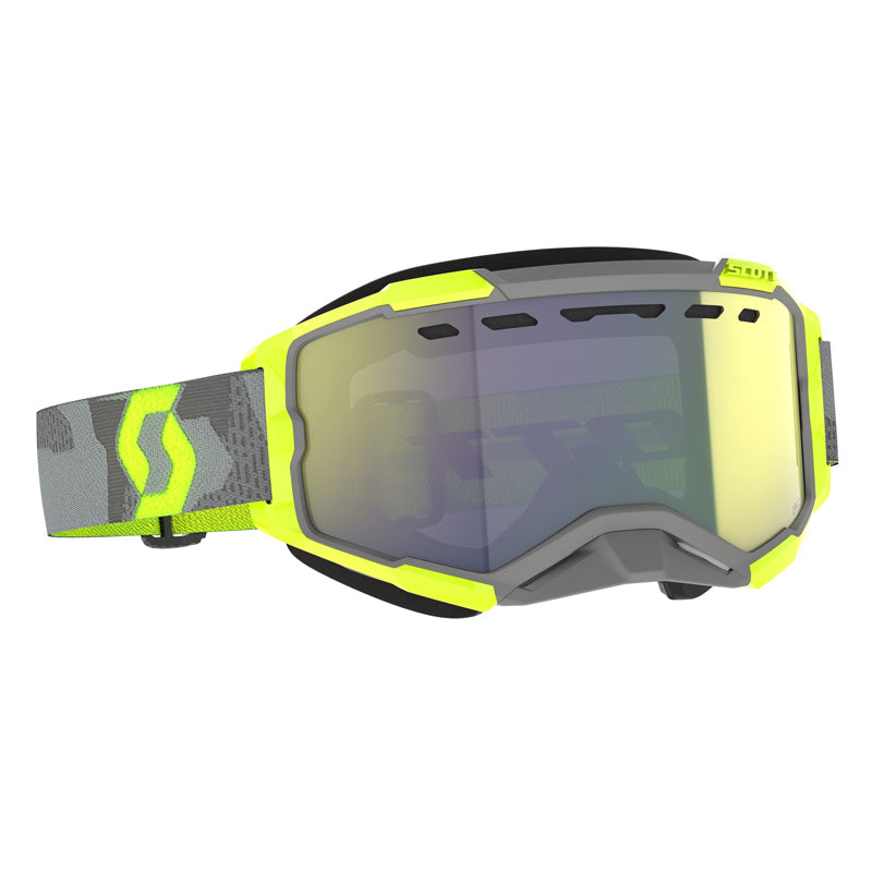 SCOTT GOG FURY SNOW LIGHT GREY/NEON YELLOW - YELLOW CHR 278605-7697335