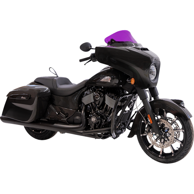 KLOCK WERKS CHIEFTAIN - 14-24 - FLR WINDSHIELD - 10" -PURPLE KWW-04-0641