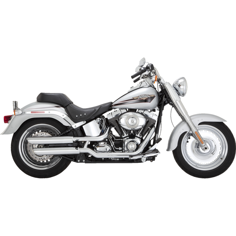 VANCE & HINES MUFFLERS 3"CHR TW SLASH 7-17 SOFTAIL 16343