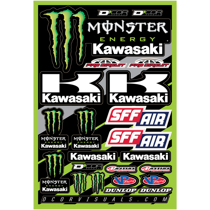 D'COR VISUALS DECAL SHEET KAW MEK 40-20-116