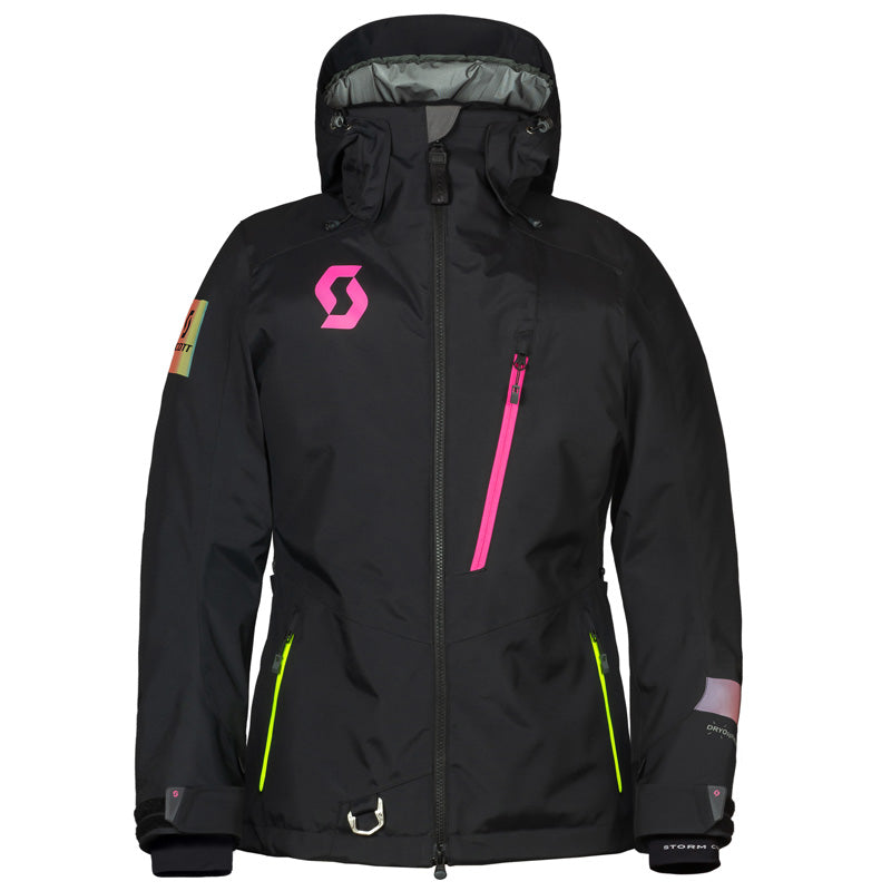 SCOTT T SHELL WOMEN'S JACKET BLACK/PINK M 292395-1254008