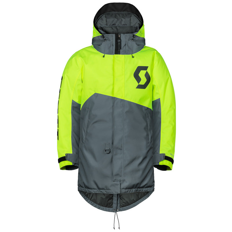 SCOTT COAT WARM-UP GREY/NEON YELLOW L/XL 292392-5776011