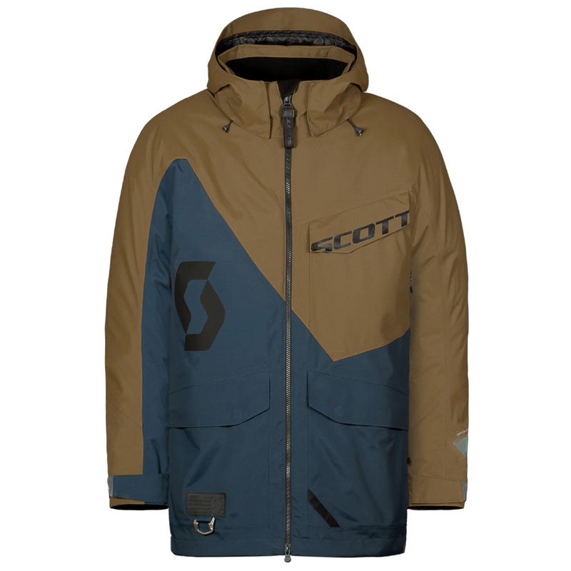 SCOTT JACKET XT SHELL DRYO EARTH BROWN/DARK BLUE L 278413-7030008