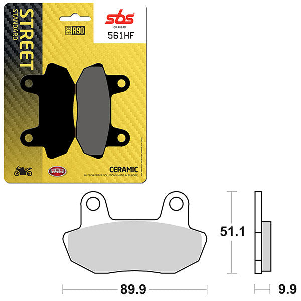 SBS ATV/UTV CERAMIC BRAKE PAD  6190561100