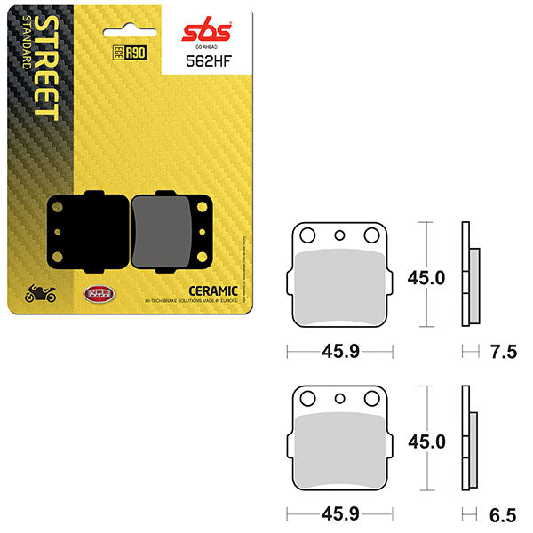 SBS ATV/UTV CERAMIC BRAKE PAD  6190562100