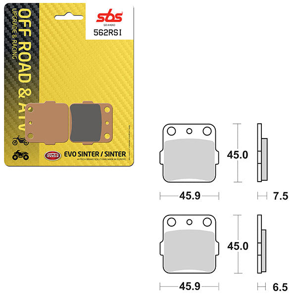 SBS EVO SINTER BRAKE PAD  6280562100