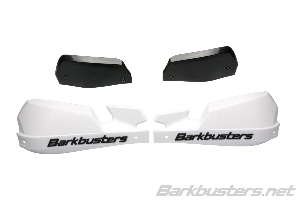 BARKBUSTERS VPS PLASTIC GUARDS ONLY W/VHD. WHITE VPS-003-01-WH