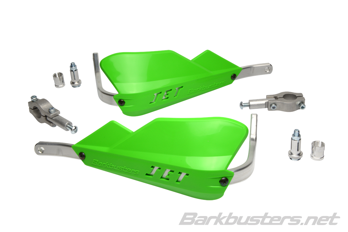 BARKBUSTERS JET HGUARD J1 GREEN STRAIGHT 7/8 (22MM) JET-001-00-GR