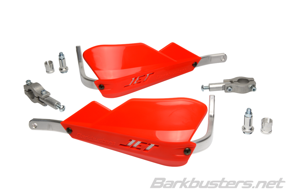 BARKBUSTERS JET HGUARD J1 RED STRAIGHT 7/8 (22MM) JET-001-00-RD