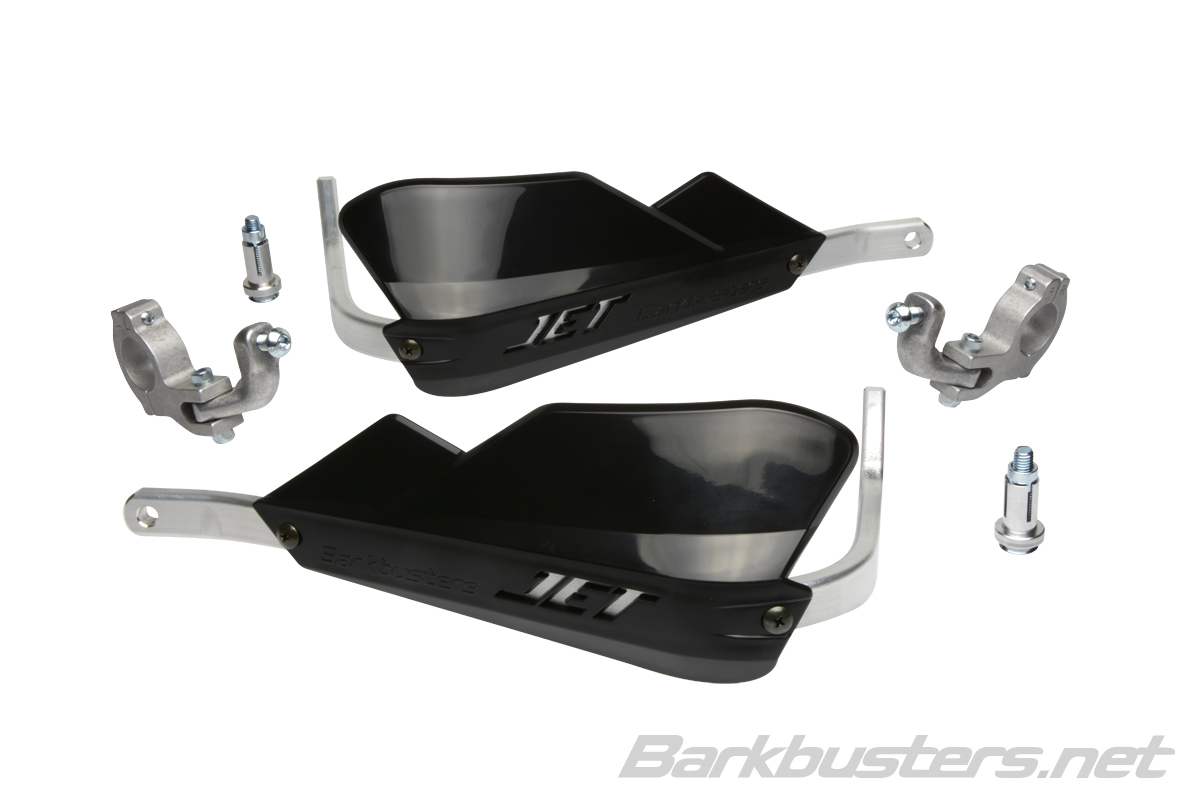 BARKBUSTERS JET HGUARD J2 BLACK TAPERED BAR JET-002-02-BK