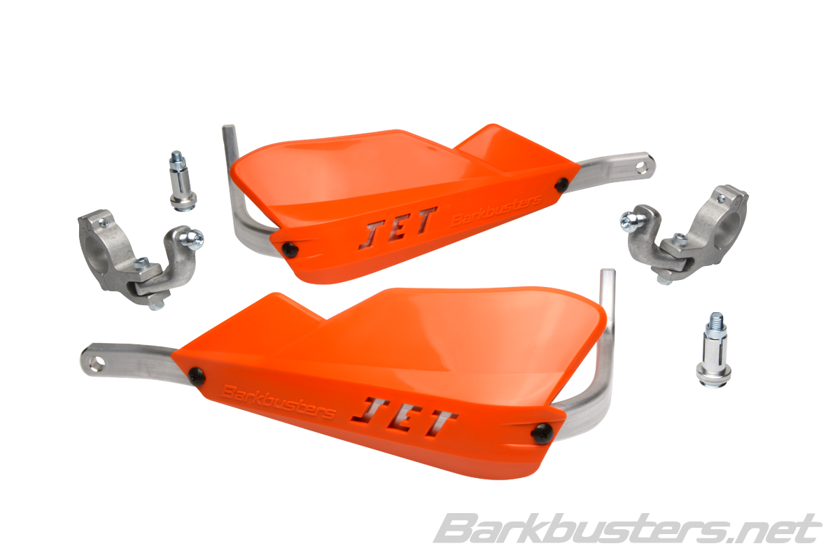 BARKBUSTERS JET HGUARD J2 ORANGE TAPERED BAR JET-002-02-OR
