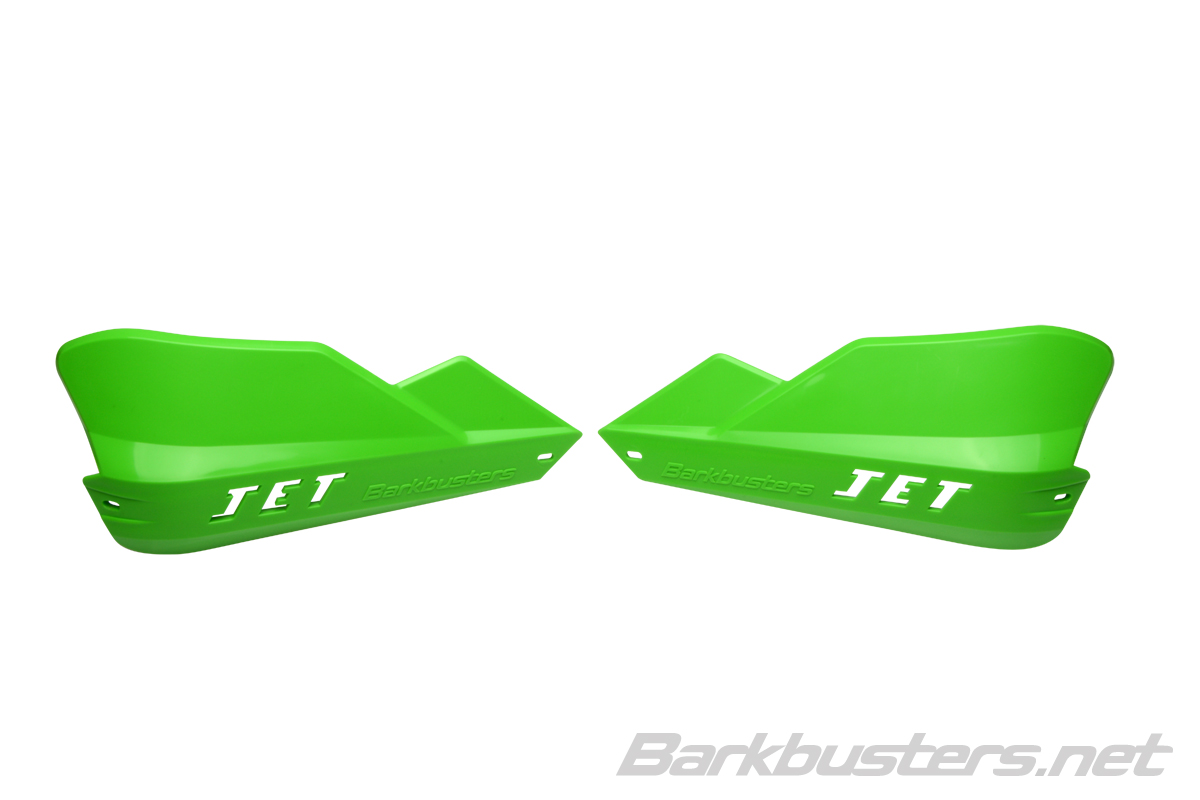 BARKBUSTERS JET PLASTIC GUARDS ONLY. GREEN JET-003-00-GR