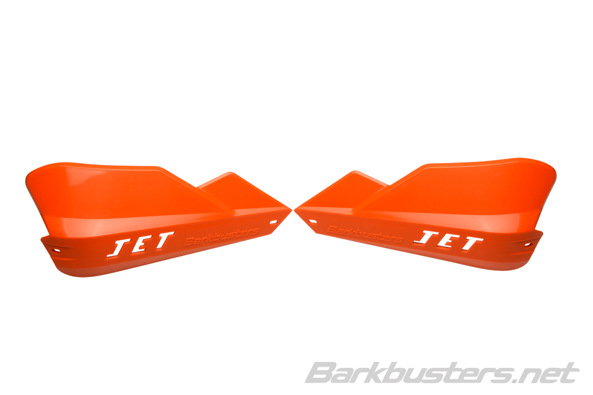 BARKBUSTERS JET PLASTIC GUARDS ONLY. ORANGE JET-003-00-OR