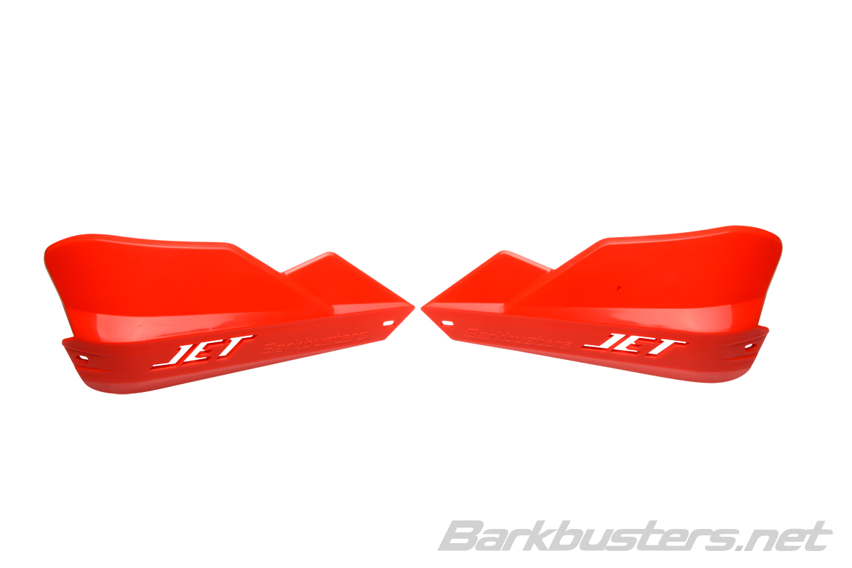 BARKBUSTERS JET PLASTIC GUARDS ONLY. RED JET-003-00-RD