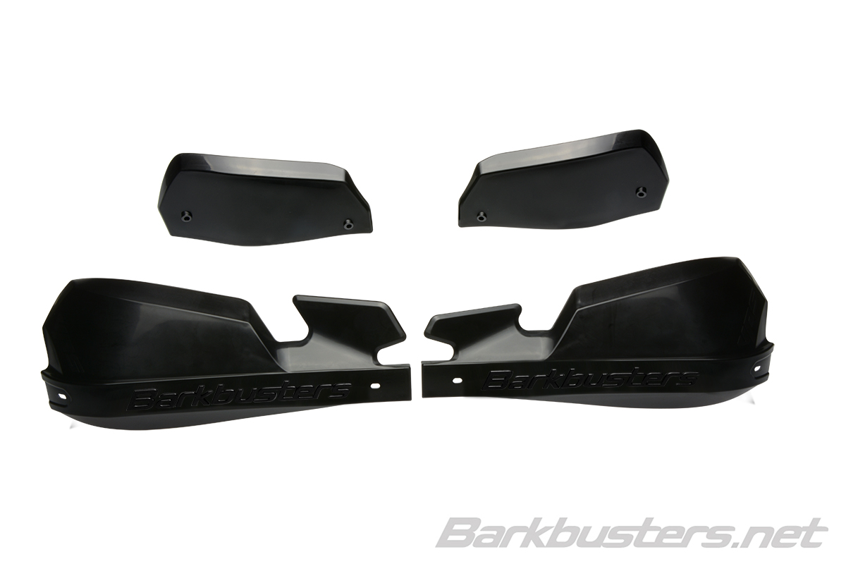 BARKBUSTERS VPS PLASTIC GUARDS ONLY W/VHD BLK ON BLK VPS-003-01-BB