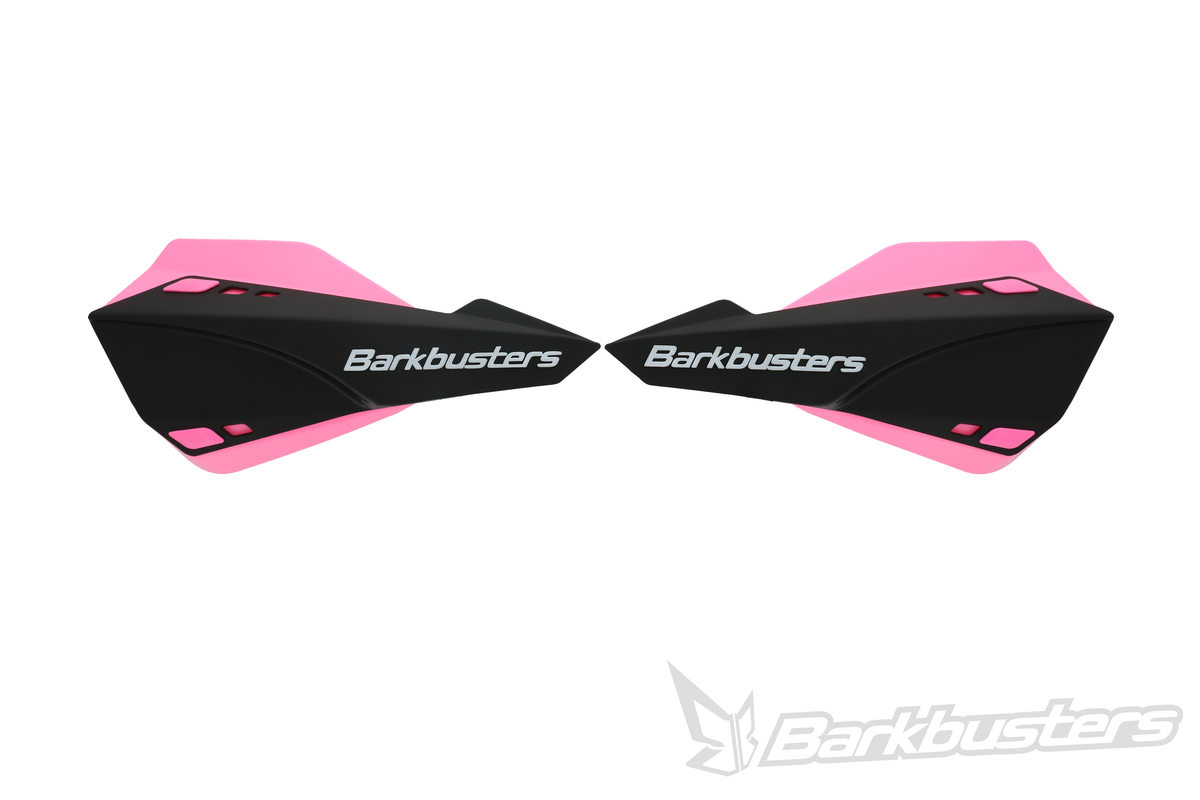 BARKBUSTERS SABRE HGUARD BLACK W/PINK DEFLECTOR SAB-1BK-02-PK
