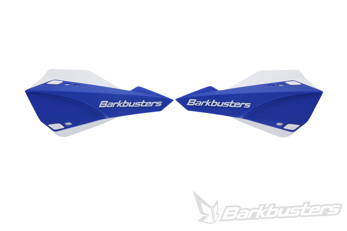 BARKBUSTERS SABRE HGUARD BLUE W/WHITE DEFLECTOR SAB-1BU-02-WH
