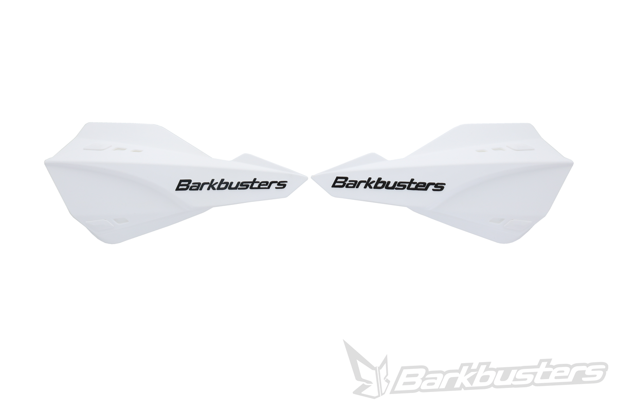 BARKBUSTERS SABRE HGUARD WHITE W/WHITE DEFLECTOR SAB-1WH-02-WH