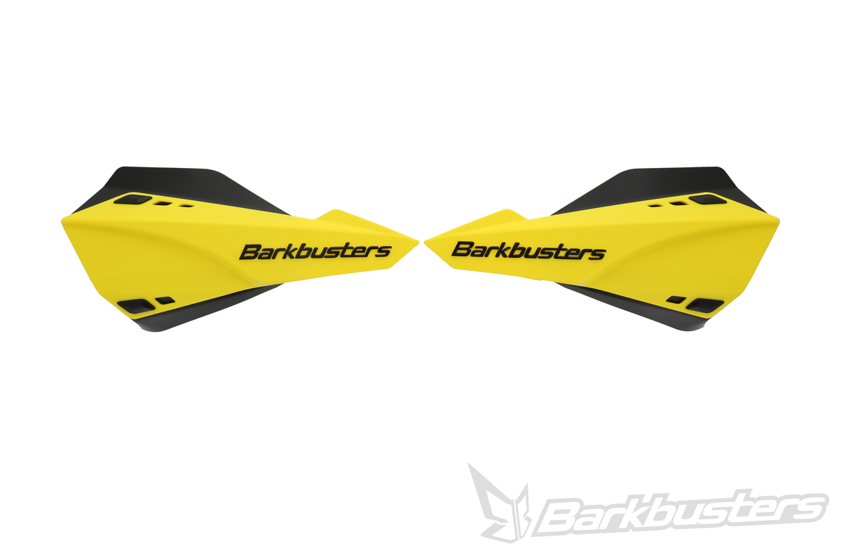 BARKBUSTERS SABRE HGUARD YELLOW W/BLACK DEFLECTOR SAB-1YE-02-BK