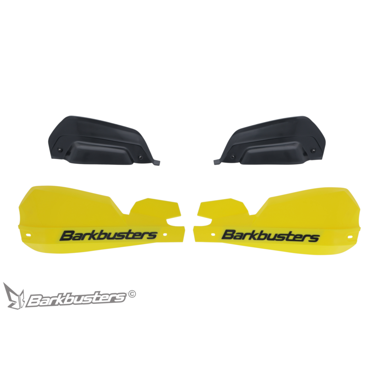 BARKBUSTERS VPS PLASTIC GUARD YELLOW W/DEFL. BLK VPS-203-00-YE