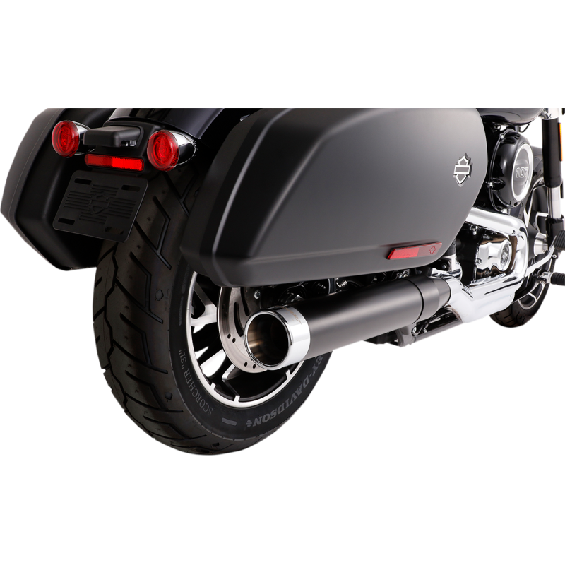 RINEHART RACING 18-23 FLSB 4" SLIP-ON BLACK W/CHR EC 500-1231C