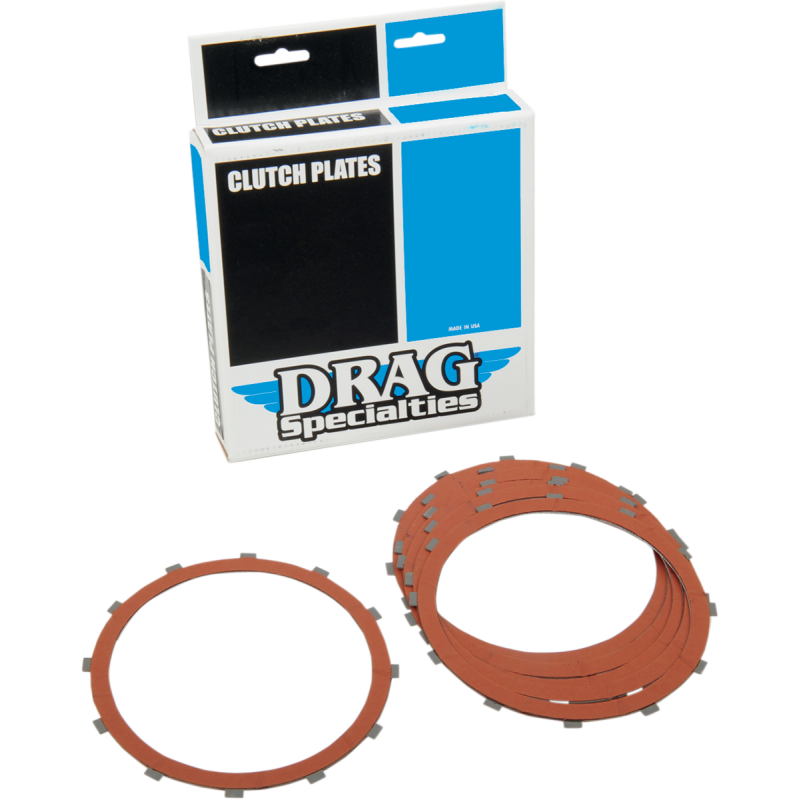 DRAG SPECIALTIES L84-89 B/T ORGANIC CLUTCH PLATE KIT 1131-0426