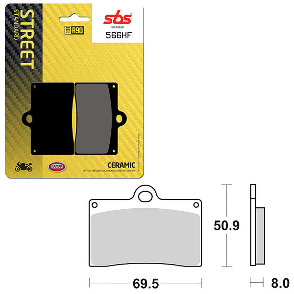 SBS ATV/UTV CERAMIC BRAKE PAD  6190566100