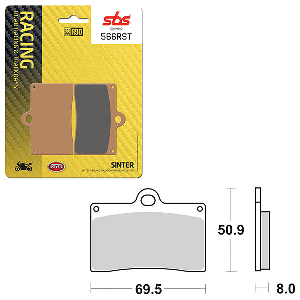 SBS ROAD RACING & TRACKDAYS SINTER BRAKE PAD  6470566100