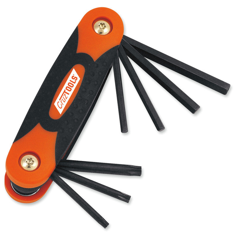 CRUZTOOLS FOLDING HEX/TORX KEY SET FHT1