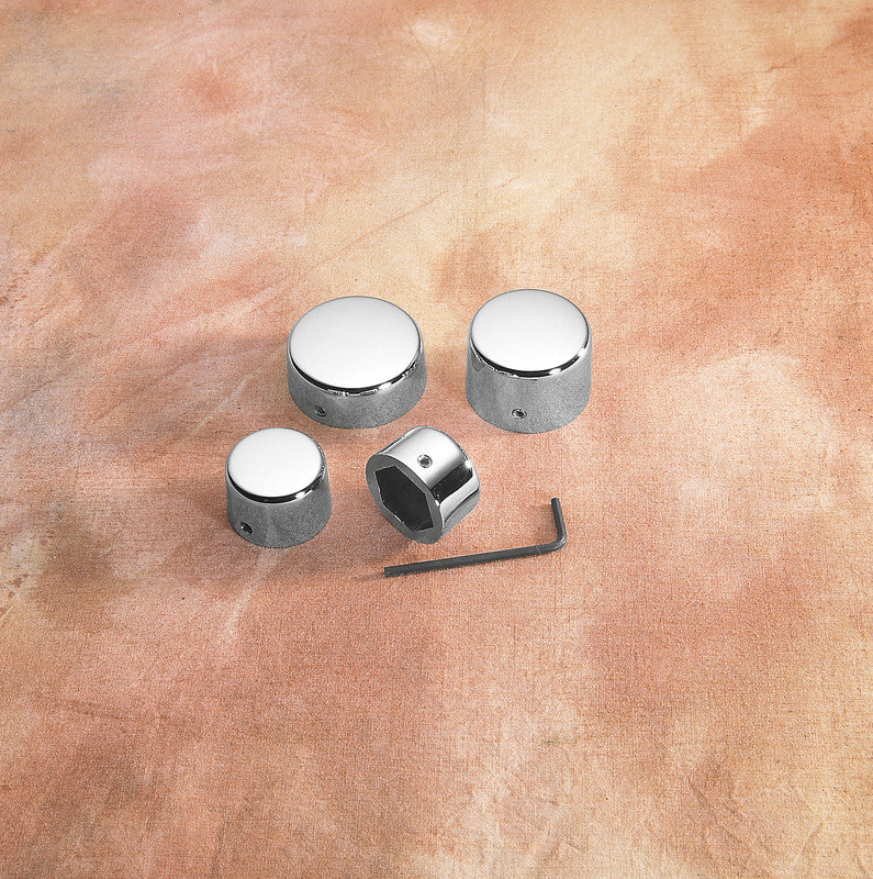 DRAG SPECIALTIES FRONT AXLE CAPS ASSORT APPL. (PR) DS-222881