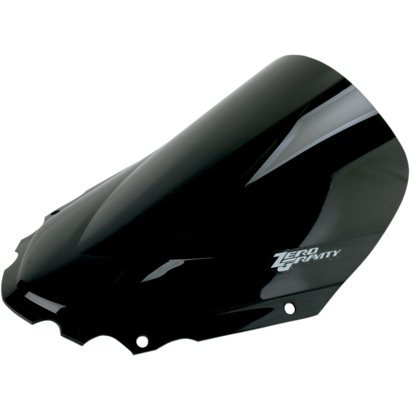 ZERO GRAVITY DOUBLE BUBBLE WINDSCREEN - DARK SMOKE - KLR 08-18 16-206-19