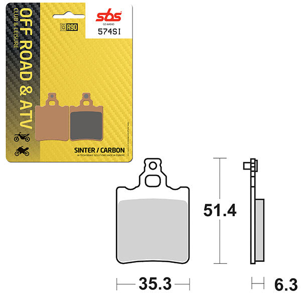 SBS ATV/UTV SINTER BRAKE PAD  6240574100