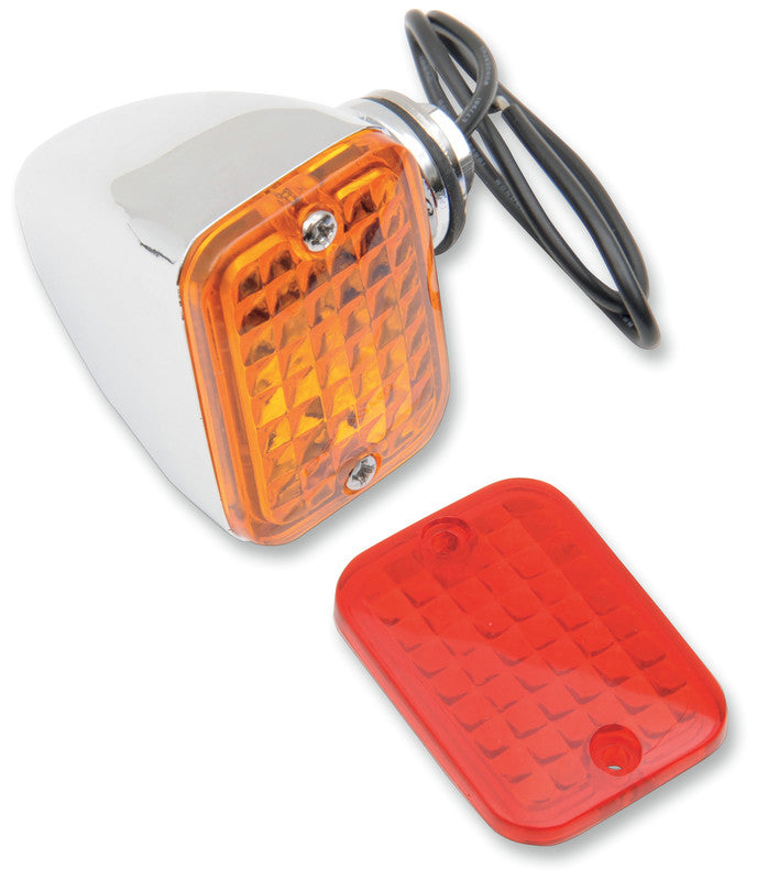 DRAG SPECIALTIES MINI RETANGULAR M/LIGHTS SINGLE FILAMEN DS-280163