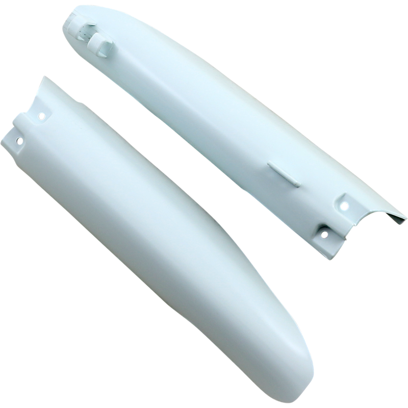ACERBIS LWR FORK CVR SET- RM125/250:99-03 WHITE 2115020002