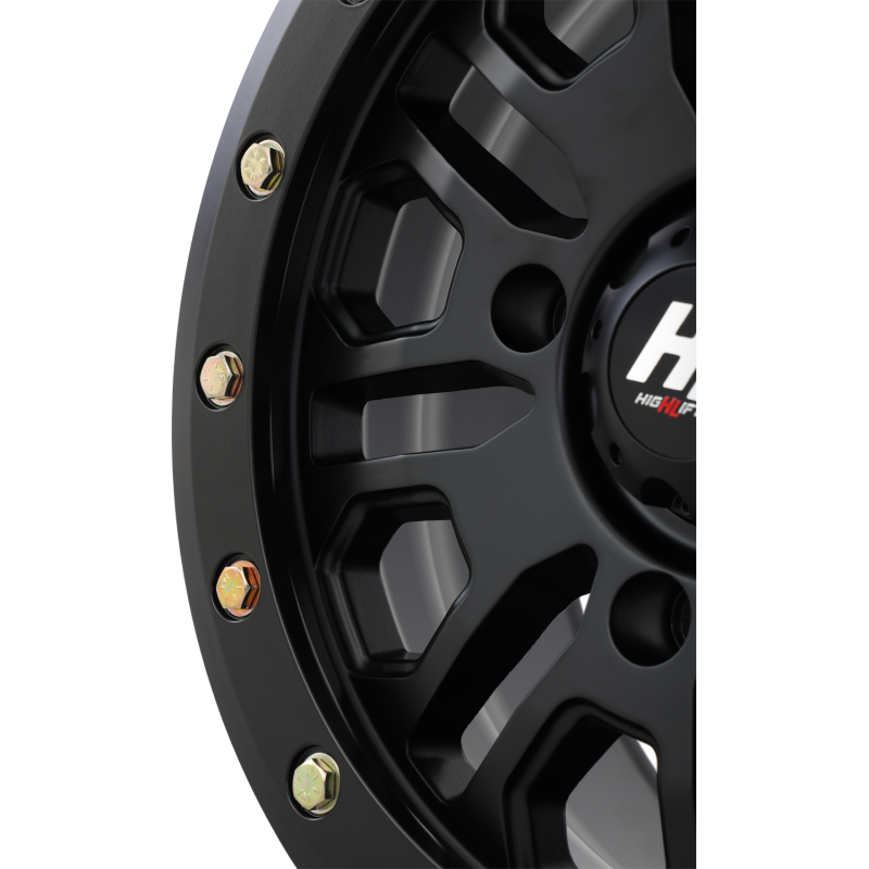 HIGHLIFTER HL23 ALLOY 15X7 4/137 5+2 (+38MM) BEADLOCK MATTE BLACK W1 15HL23-1437
