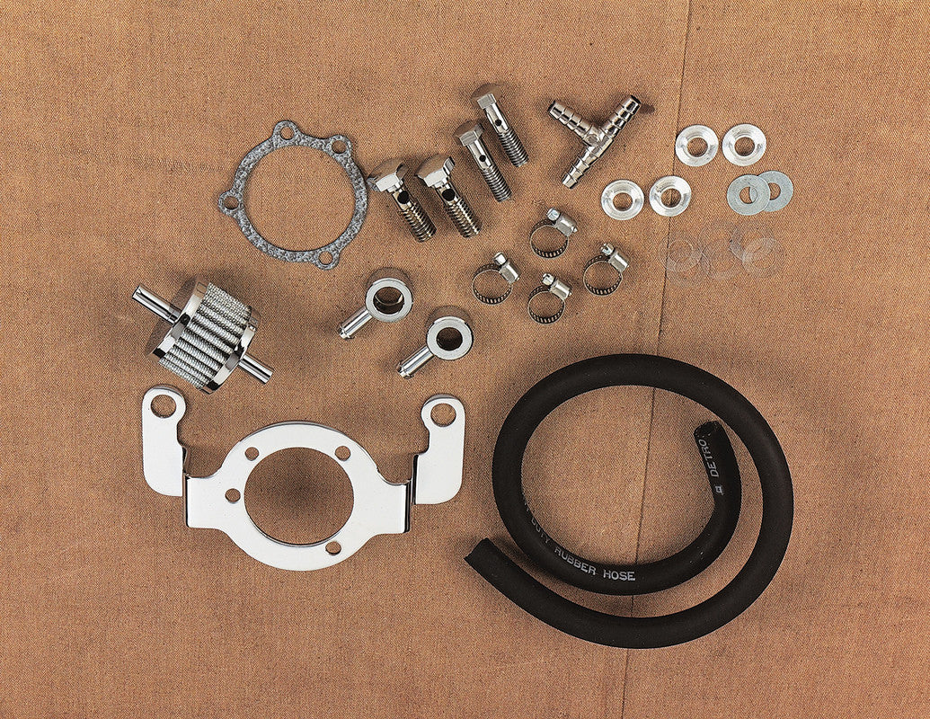 DRAG SPECIALTIES 93-17 B/T BREATHER/SUPPORT BRKT KIT DS-289082