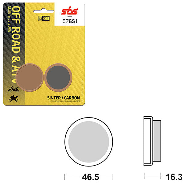 SBS ATV/UTV SINTER BRAKE PAD  6240576100