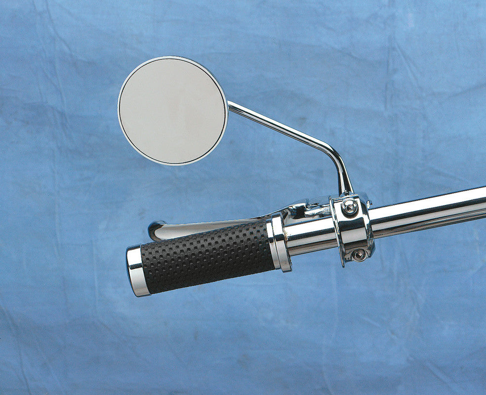 DRAG SPECIALTIES ROUND MIRROR W/THIN STEM (EA) DRAG DS-302154