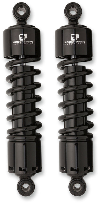 PROGRESSIVE SUSPENSION 11.0" 91-17 DYNA 412 STD BLACK SHOCKS 412-4037B