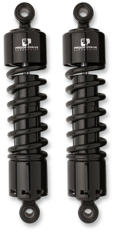 PROGRESSIVE SUSPENSION 12.0" 91-17 DYNA 412 HD BLACK SHOCKS 412-4044B
