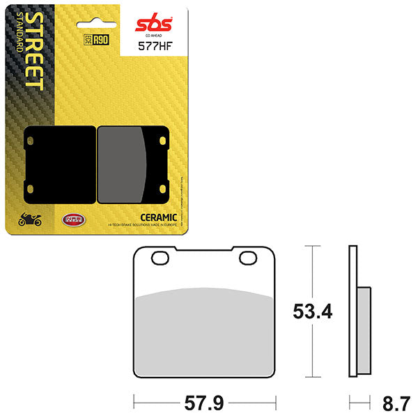 SBS ATV/UTV CERAMIC BRAKE PAD  6190577100