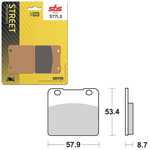SBS PERFORMANCE LS SINTER BRAKE PAD  6260577100