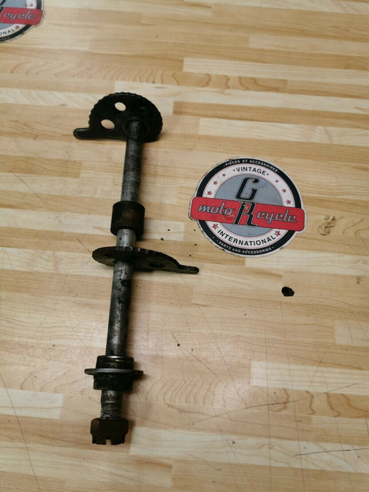 Yamaha MX175 1981 rear wheel axle bolt shaft adjuster collar 5X3-25381-00-00